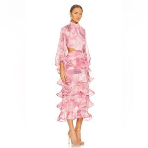 Elliatt memories dress in purple multi size xs